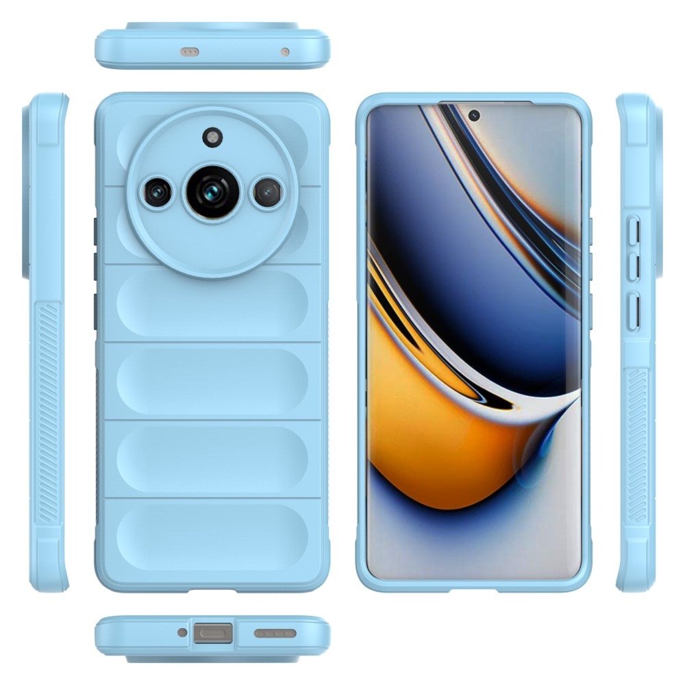 Ütésálló zselés tok a Realme 11 Pro 5G/11 Pro+ 5G készülékhez - világoskék színű