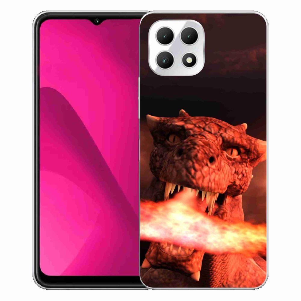 Zselés borítás mmCase a T-Mobile T Phone 2 készülékhez - sárkány