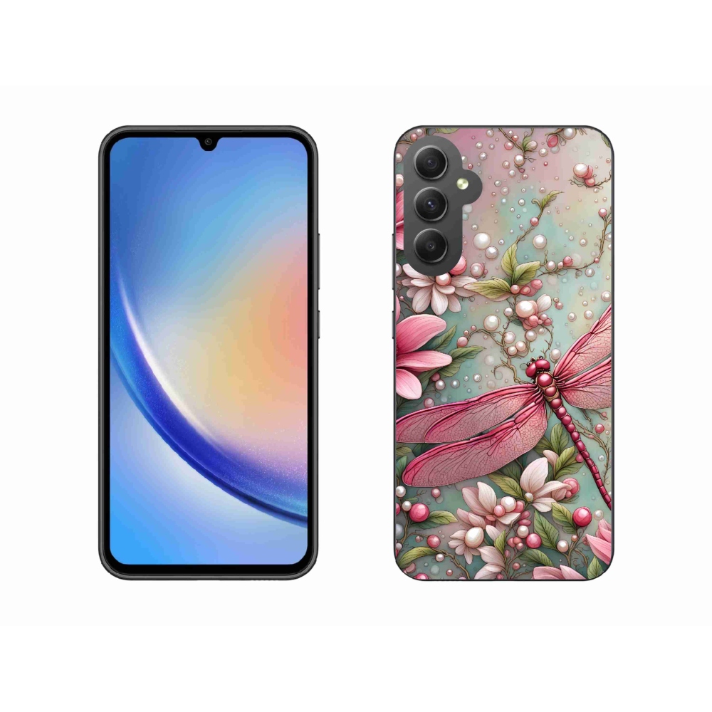 Gél védőhuzat mmCase Samsung Galaxy A34 5G - szitakötőhöz