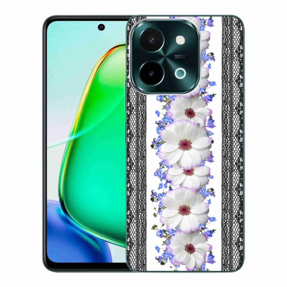 Zselés borítás mmCase a Vivo Y28-hoz - virág 8