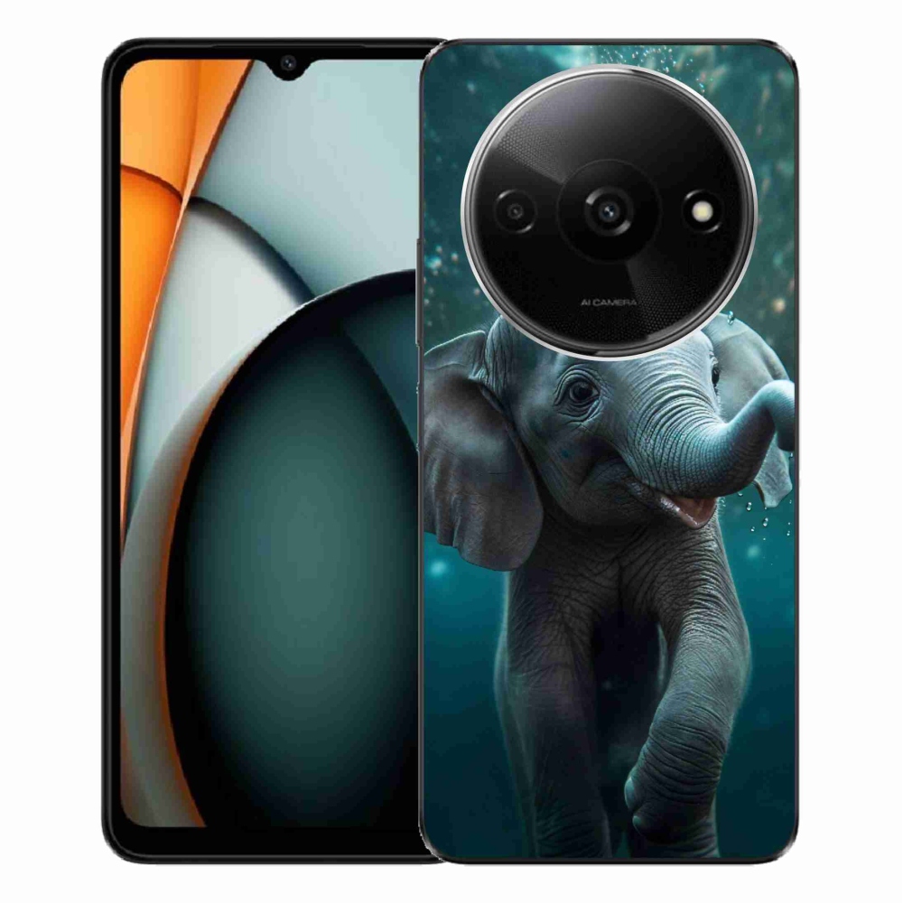 Gél borítás mmCase a Xiaomi Redmi A3-hoz - elefánt a víz alatt