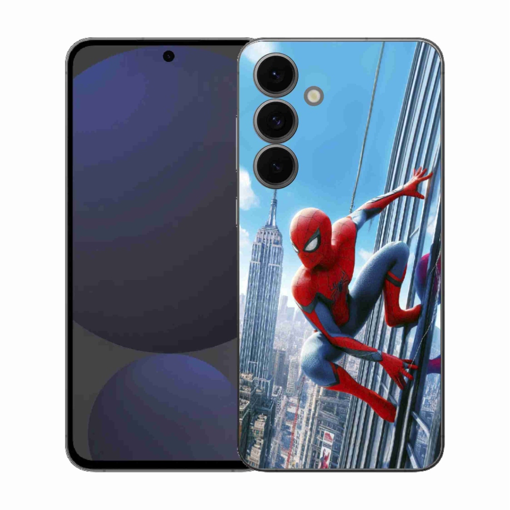 Zselés borítás mmCase Samsung Galaxy S25 FE - pókemberhez