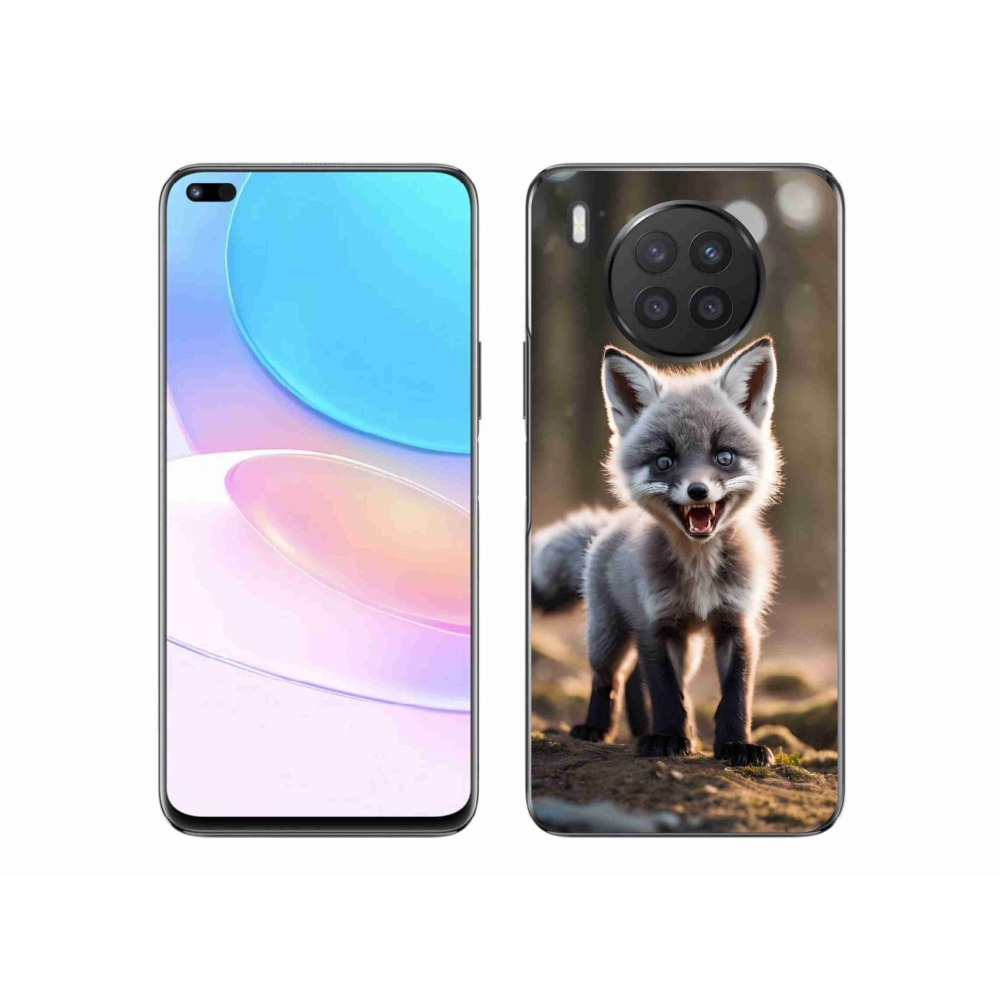Gél borító mmCase a Huawei Nova 8i - angry foxon