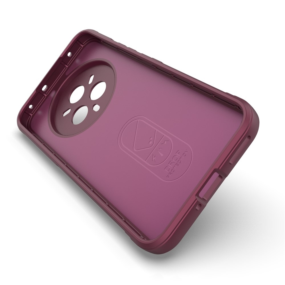 Rugg tartós zselés tok a Realme 14 Pro+ 5G készülékhez - bordó színben