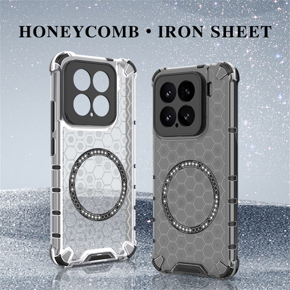 Méz tartós védőburkolat MagSafe-rel Xiaomi 15 Pro - szürke