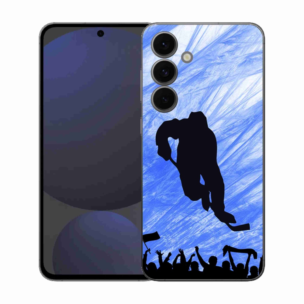 Zselés borítás mmCase Samsung Galaxy S25 FE - hokis játékos számára