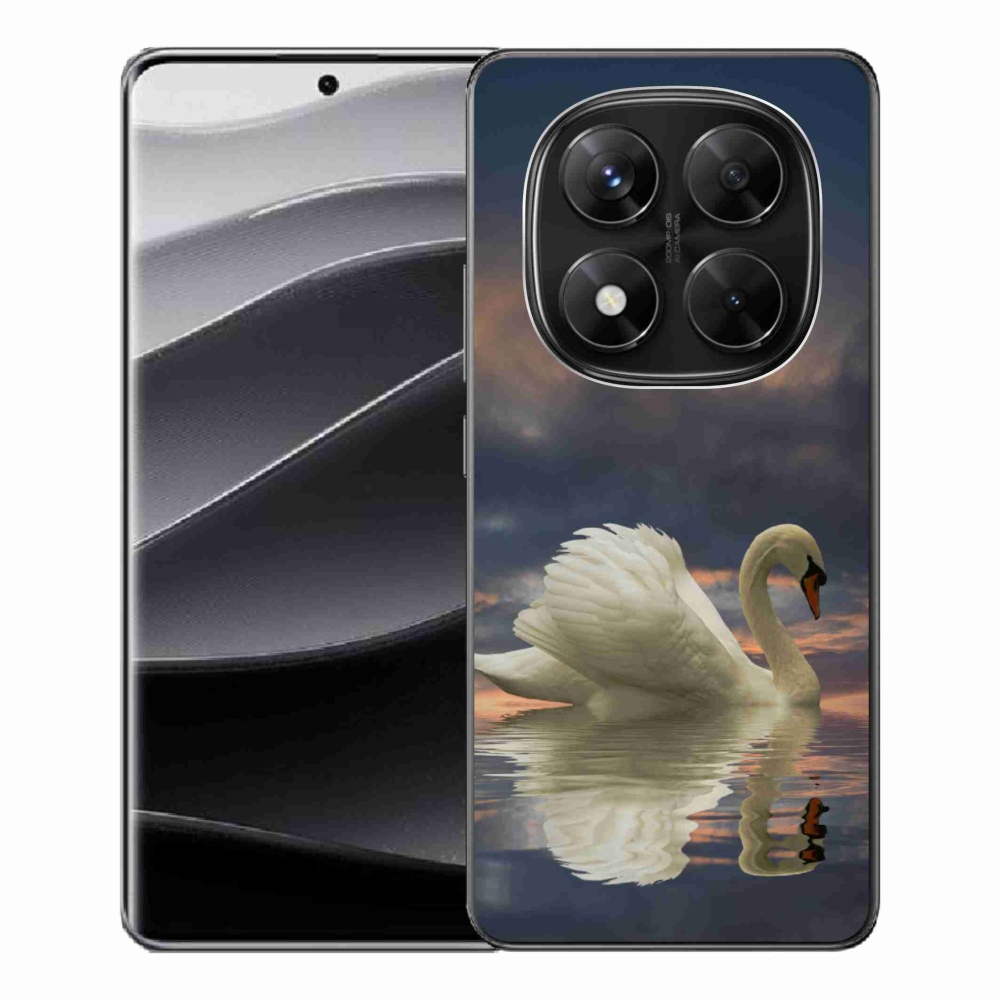 Gél borítás mmCase a Xiaomi Redmi Note 14 Pro 5G/Poco X7 5G számára - hattyú