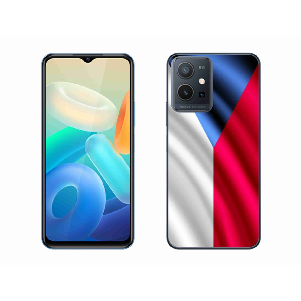 Gél borító mmCase a Vivo Y55 5G - cseh zászlóhoz