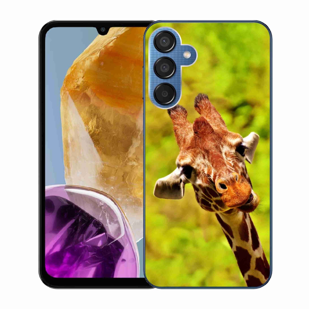 Gél védőhuzat mmCase Samsung Galaxy M15 5G - zsiráf