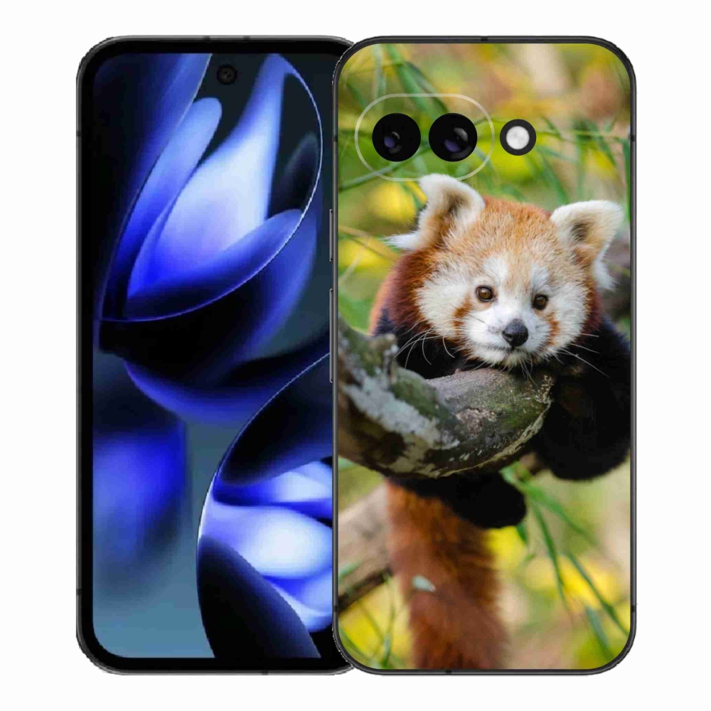 Zselés borítás mmCase a Google Pixel 9a készülékhez - pandavörös