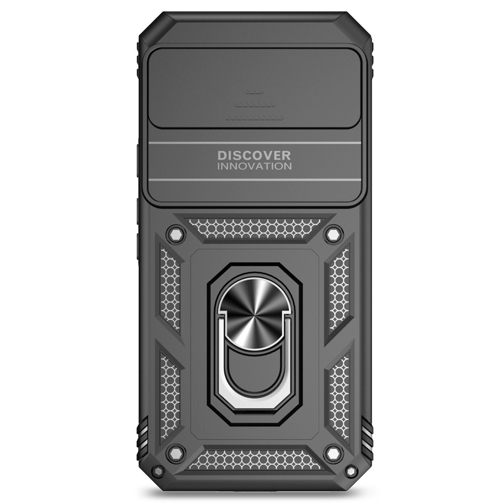 Gyűrűálló borítás Google Pixel 10 Pro XL/Pixel 9 Pro XL készülékhez - fekete