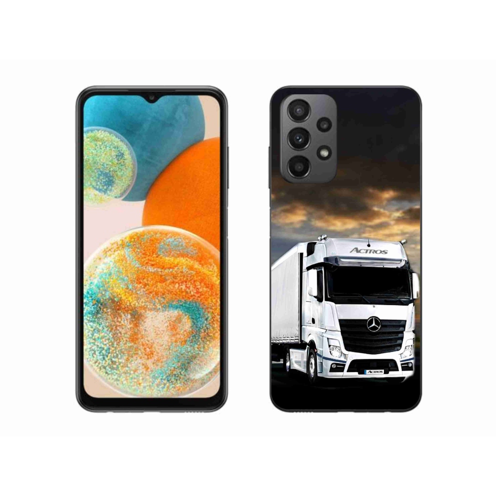 Gél borító mmCase Samsung Galaxy A23 4G/5G - teherautóhoz