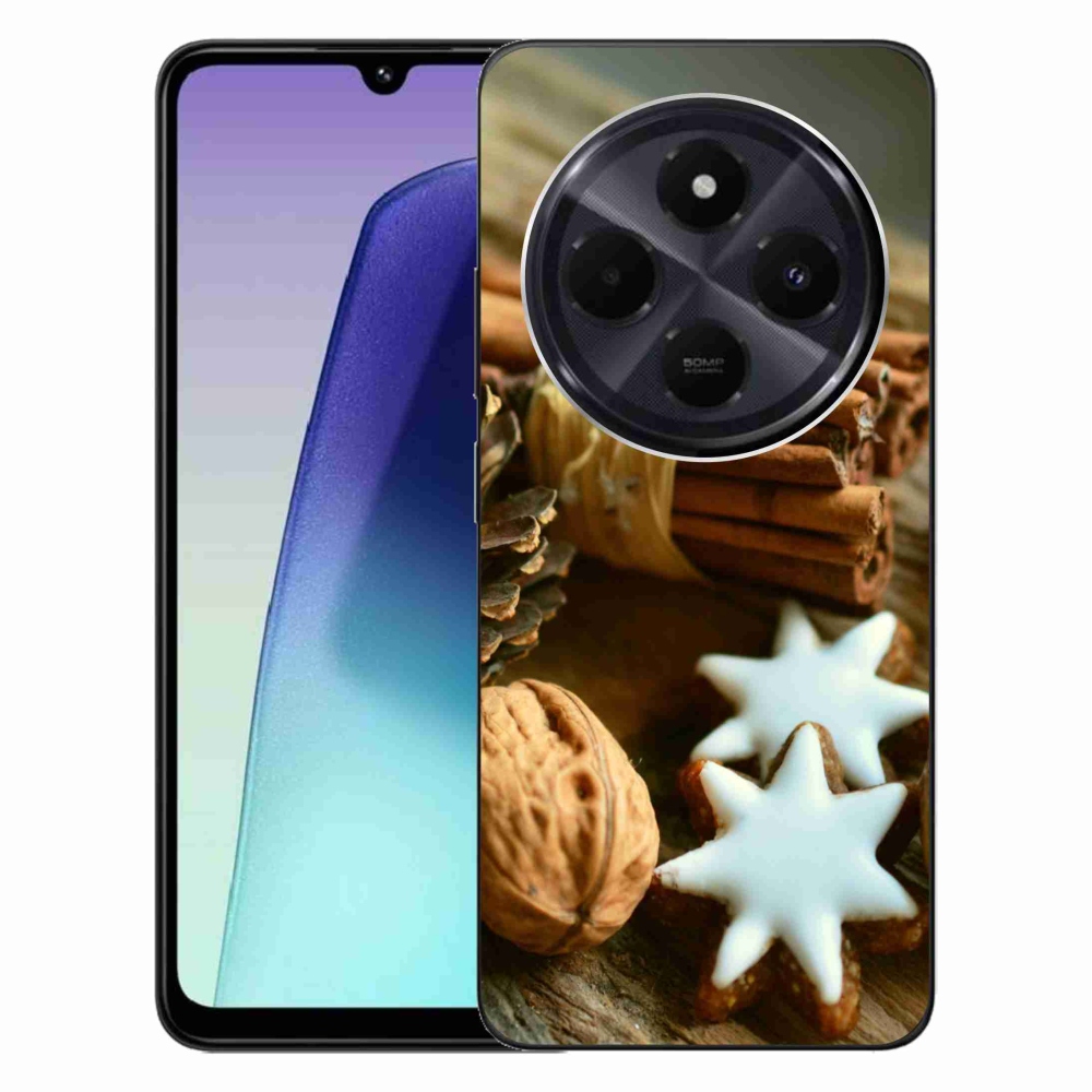 Gél borítás mmCase a Xiaomi Redmi 14C/Poco C75-hez - fahéj és mézeskalács