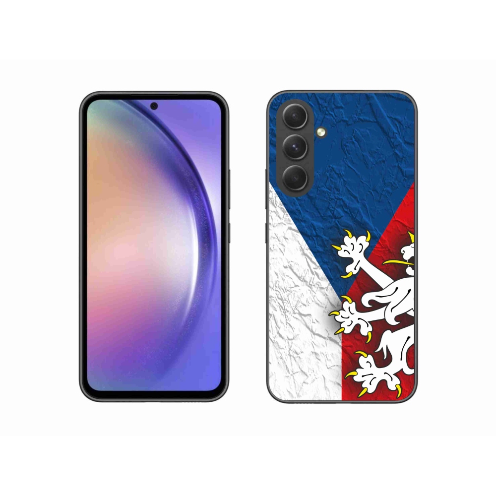 Gél védőhuzat mmCase Samsung Galaxy A54 5G - cseh zászló 1