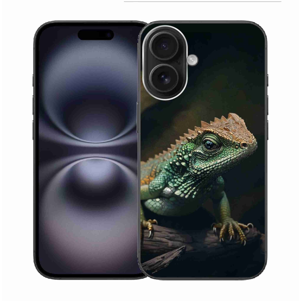 Zselés borítás mmCase iPhone 16 készülékhez - gyík