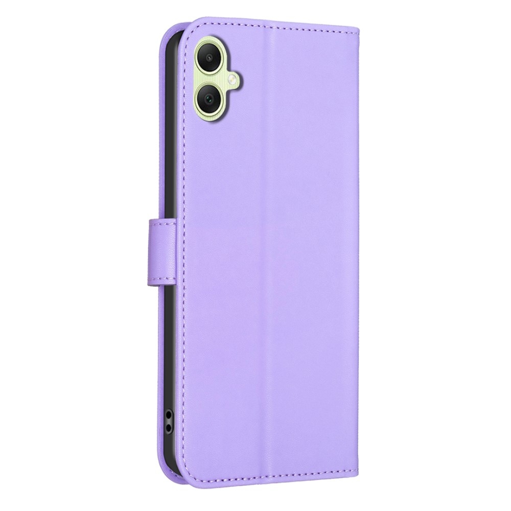 Clover könyv tok Samsung Galaxy A06 4G készülékhez - lila