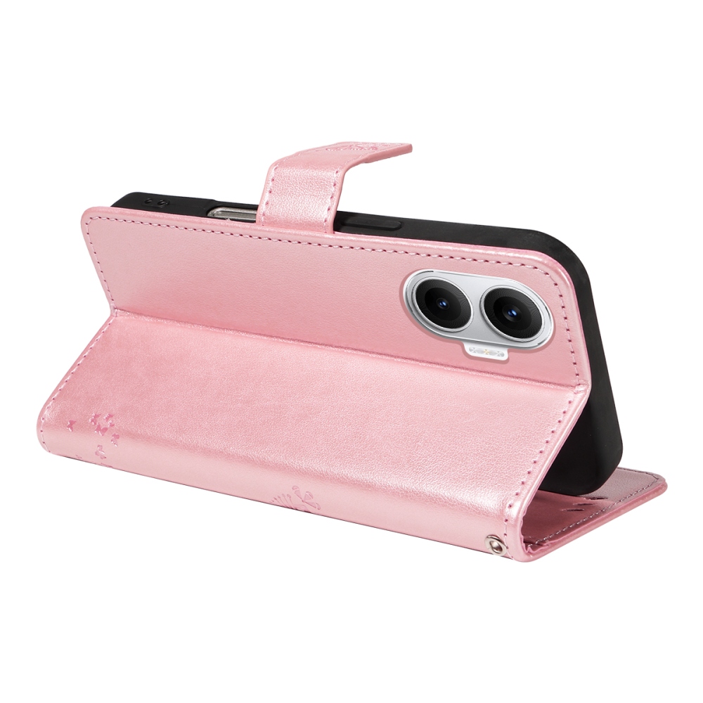 Fák könyv tokja Xiaomi Poco F7 5G - rózsaarany