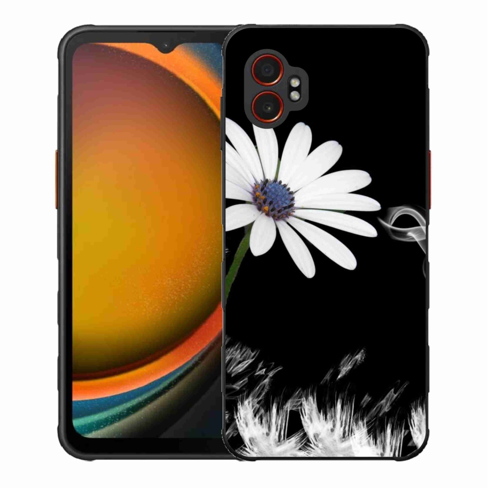 Gél védőhuzat mmCase Samsung Galaxy Xcover 7 Pro - fehér virág