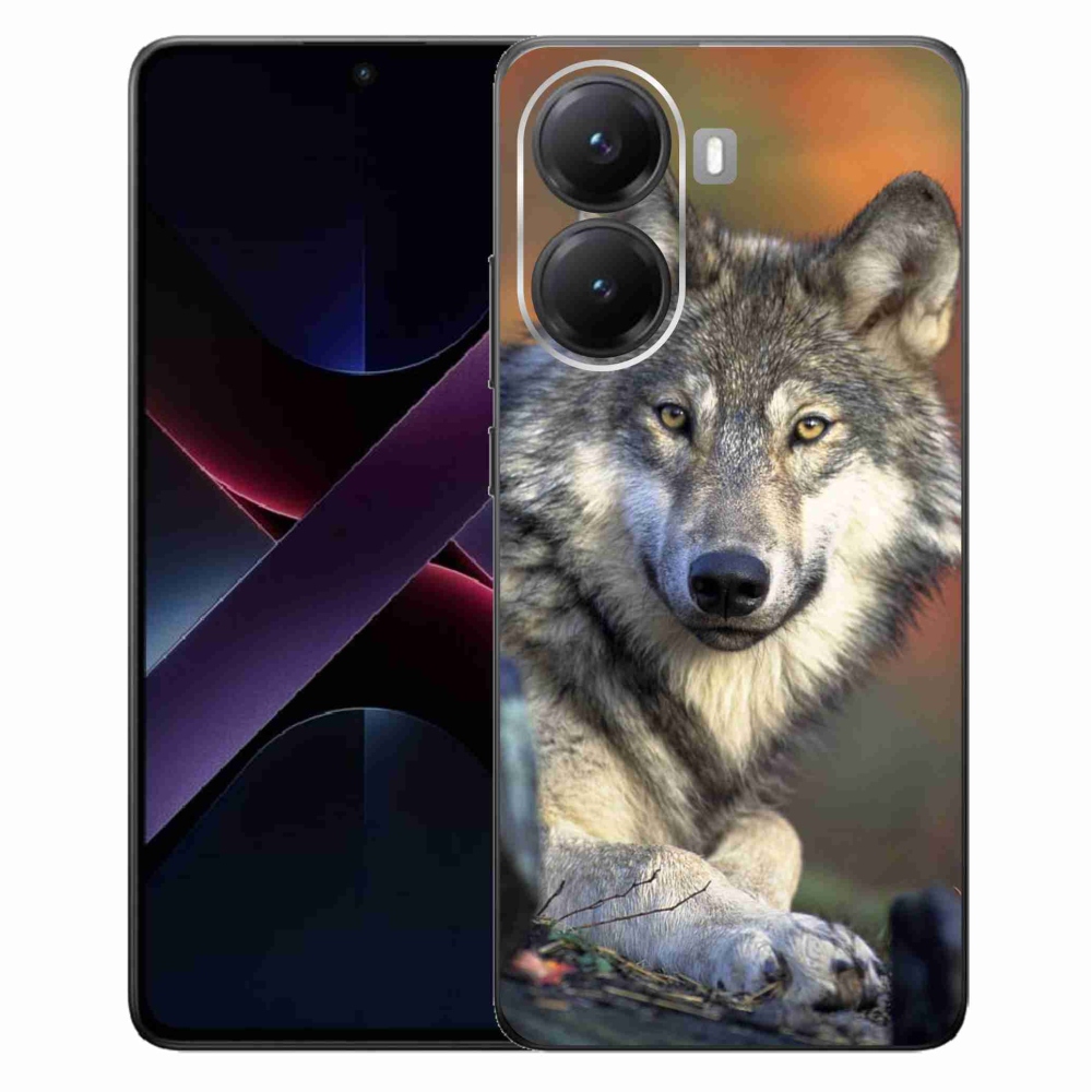 Gél borítás mmCase a Xiaomi Poco X7 Pro 5G-hez - farkas
