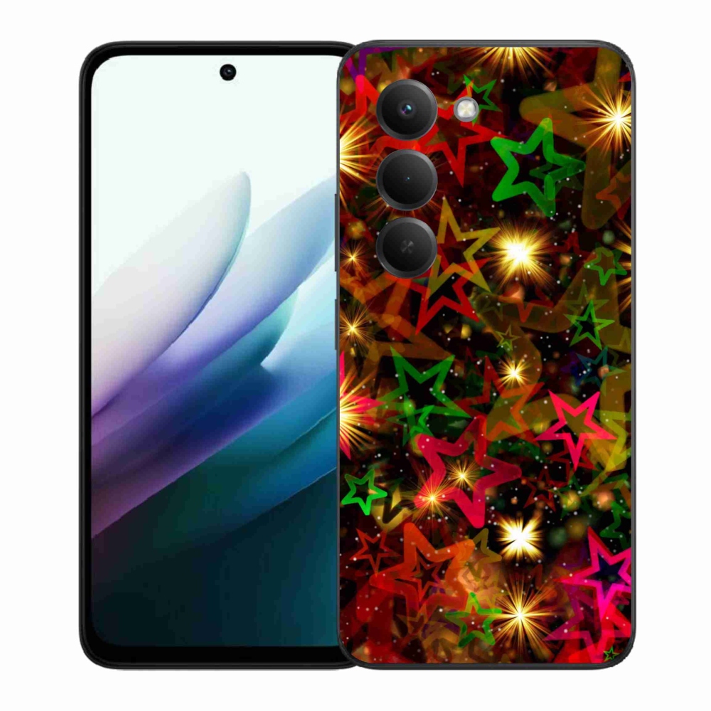 Gél borítás mmCase a Xiaomi Redmi 15 4G/5G (171mm) - színes csillagok