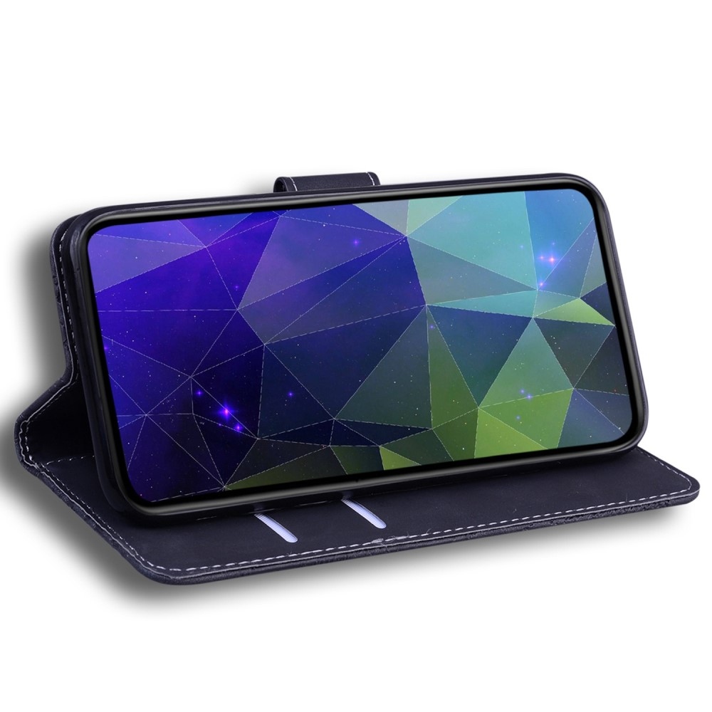 Tárcás könyvtáska Realme Narzo 50 készülékhez - fekete