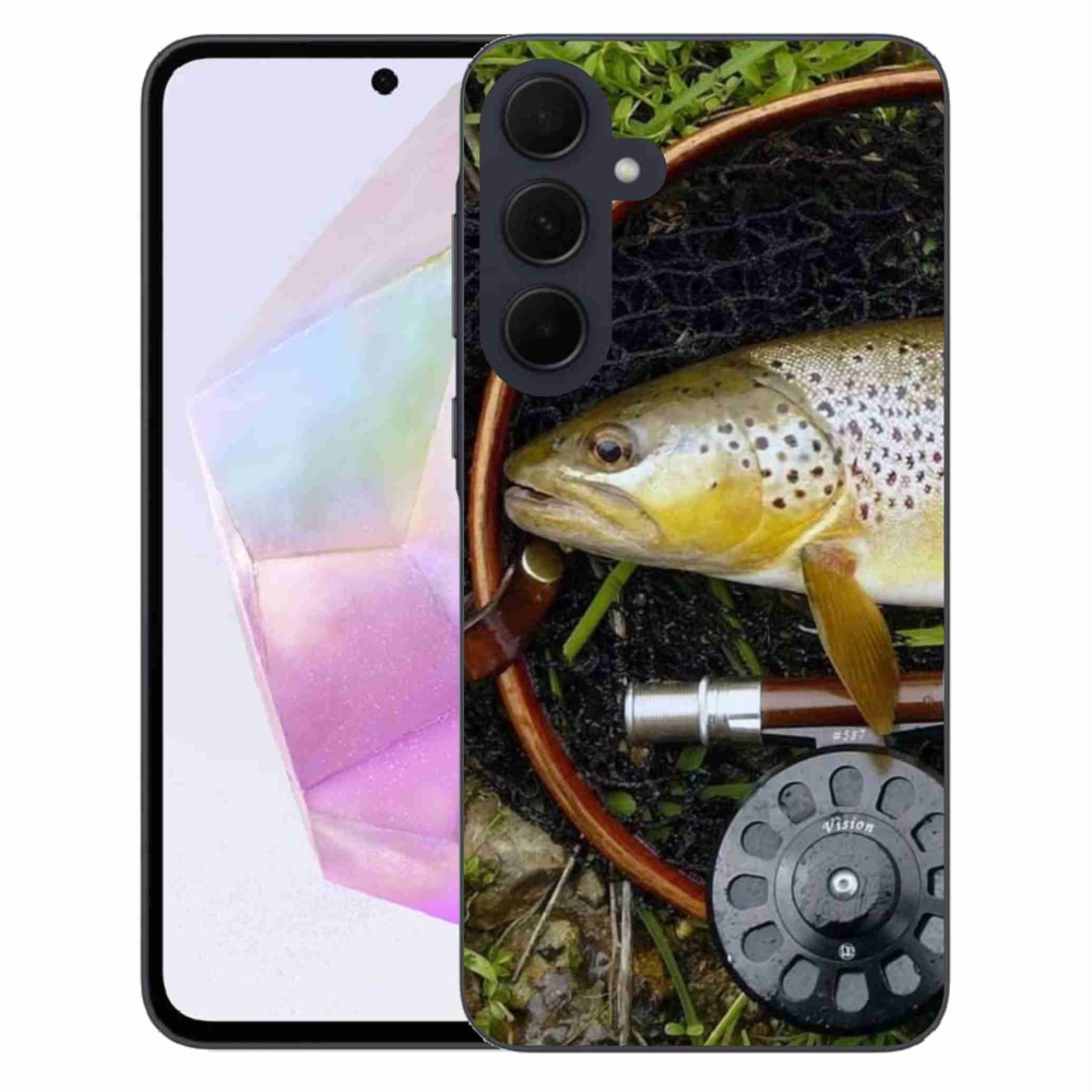 Gél tok mmCase a Samsung Galaxy A35 5G készülékhez - trout 2