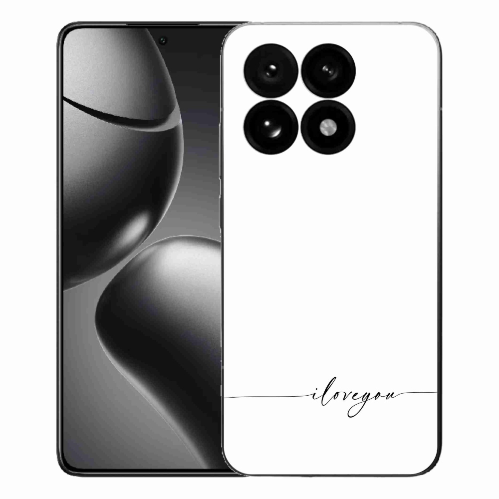 Gél borító mmCase a Xiaomi 15T-hez - Szeretlek fehér háttérrel