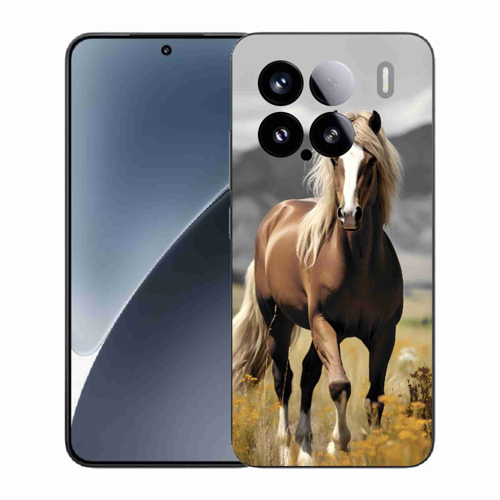 Gél borító mmCase a Xiaomi 15 - barna ló 1