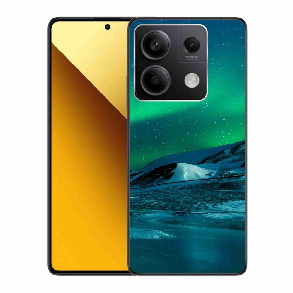 Gél borító mmCase a Xiaomi Redmi Note 13 5G-hez - sarki fény