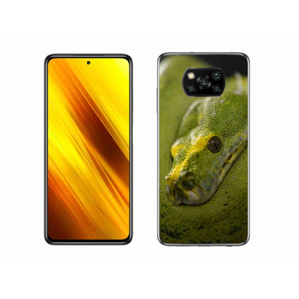 Gél borítás mmCase a Xiaomi Poco X3-hoz - kígyó 2