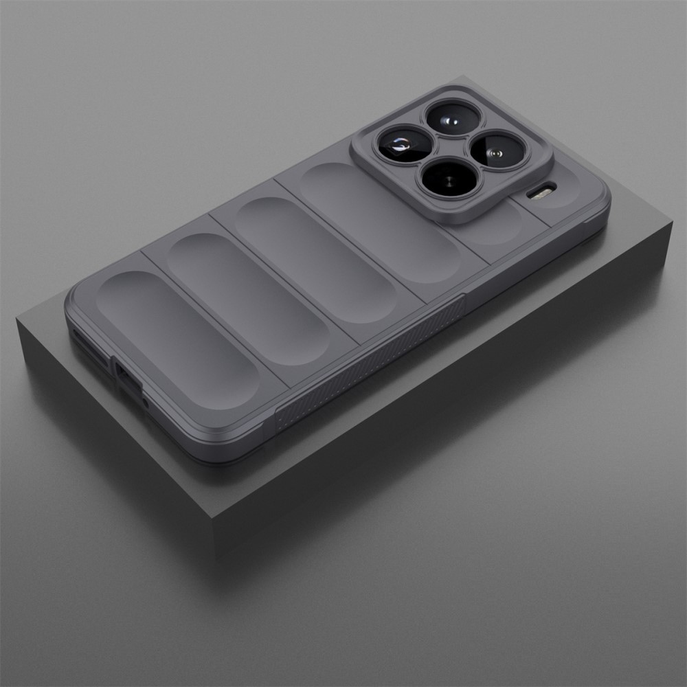 Rugg tartós zselés tok Xiaomi 15 Pro - sötétszürke