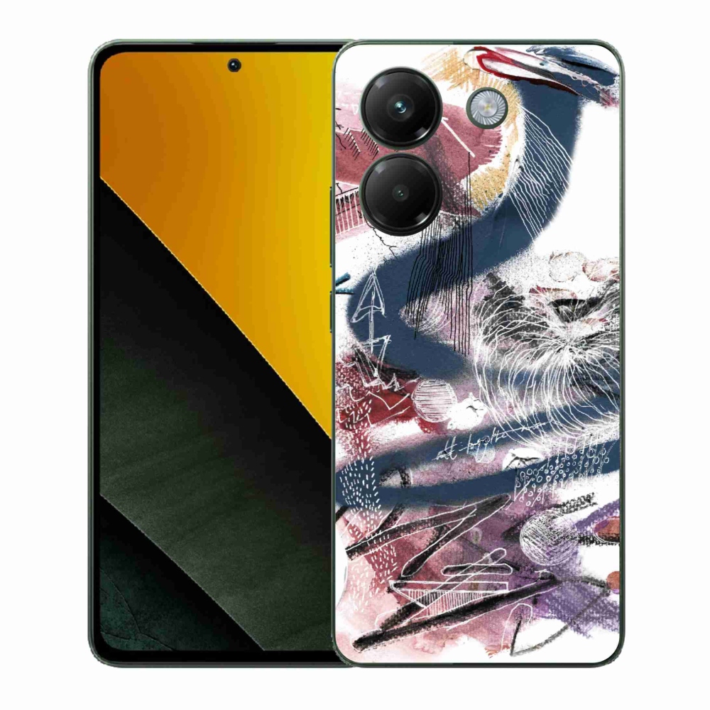 Gél borítás mmCase a Xiaomi Poco M7 Pro 5G számára - absztrakt motívum 28