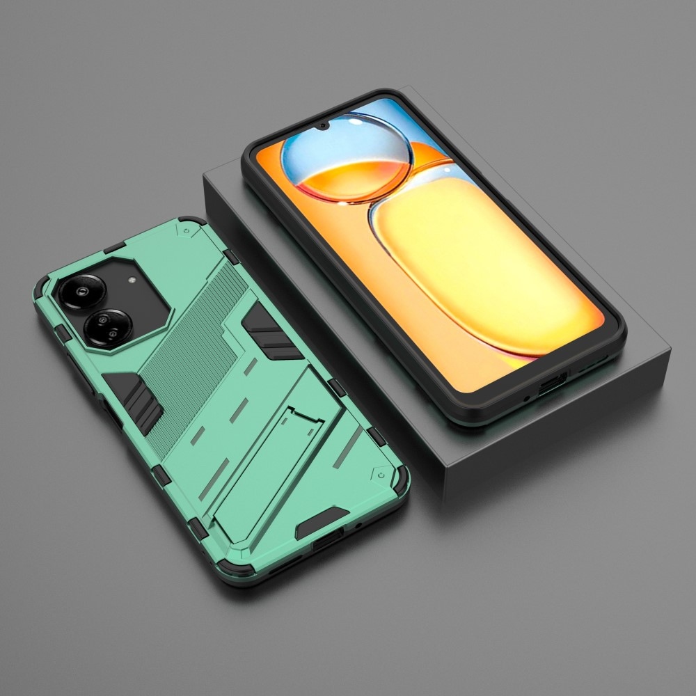 Armory tartós borító Xiaomi Poco C65/Redmi 13C 4G/5G készülékhez - sötétzöld