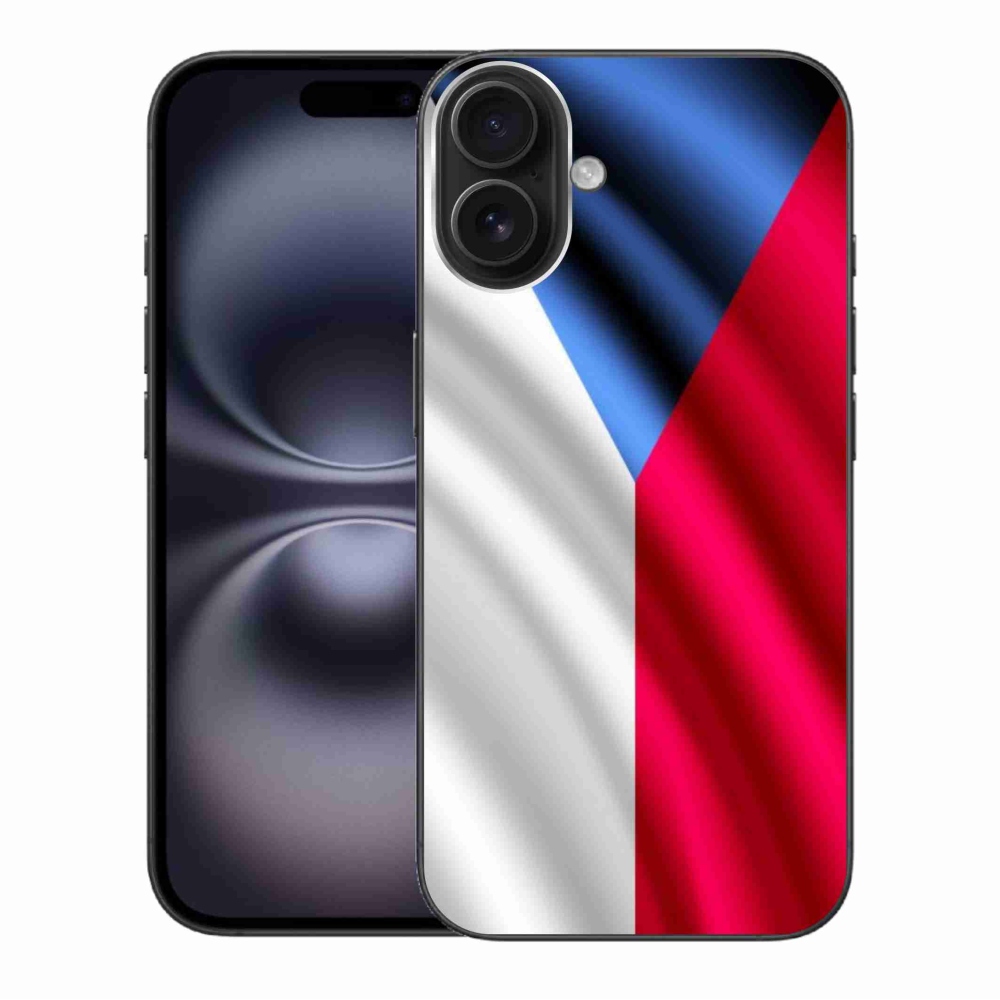 Zselés borítás mmCase iPhone 16 Plus készülékhez - cseh zászló