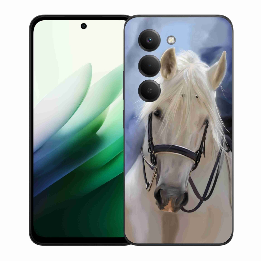 Gél borítás mmCase a Xiaomi Redmi 15 5G-hez - fehér ló