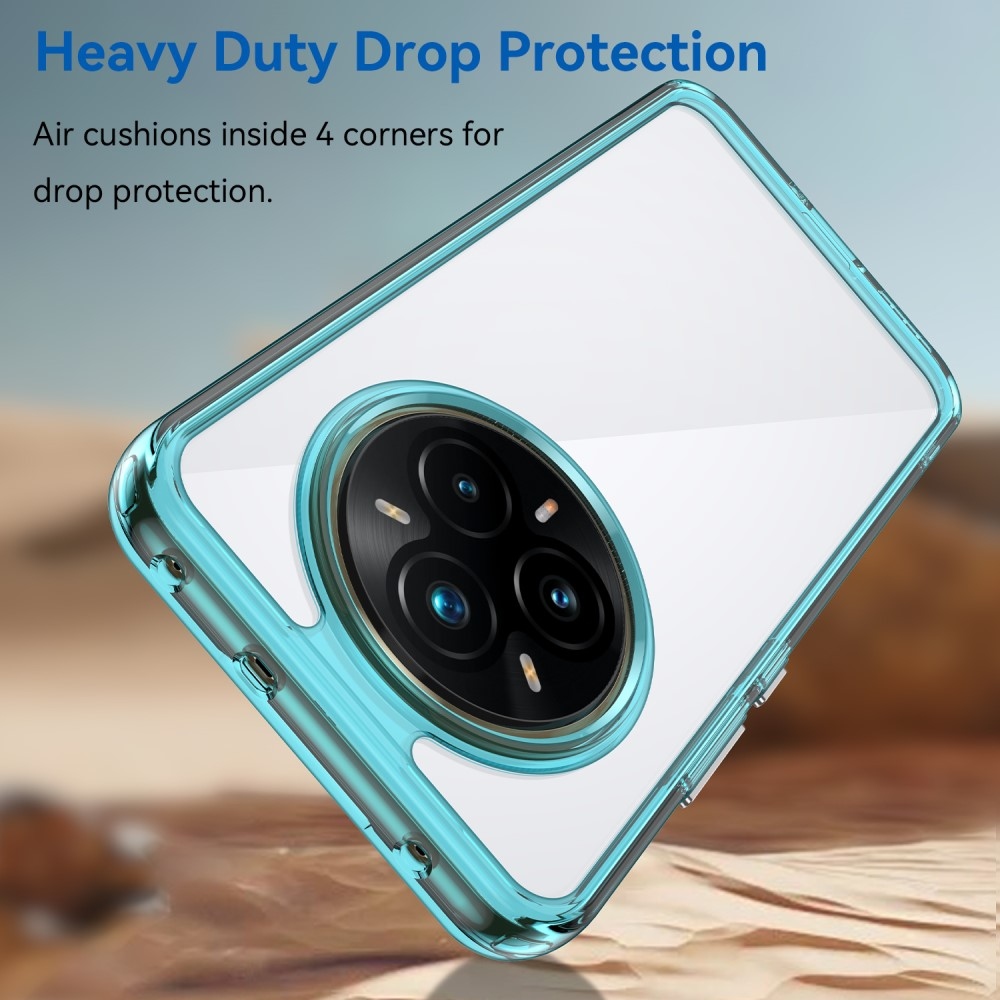 Gél tok fix hátlappal a Realme 14 Pro+ 5G készülékhez - világoskék színben