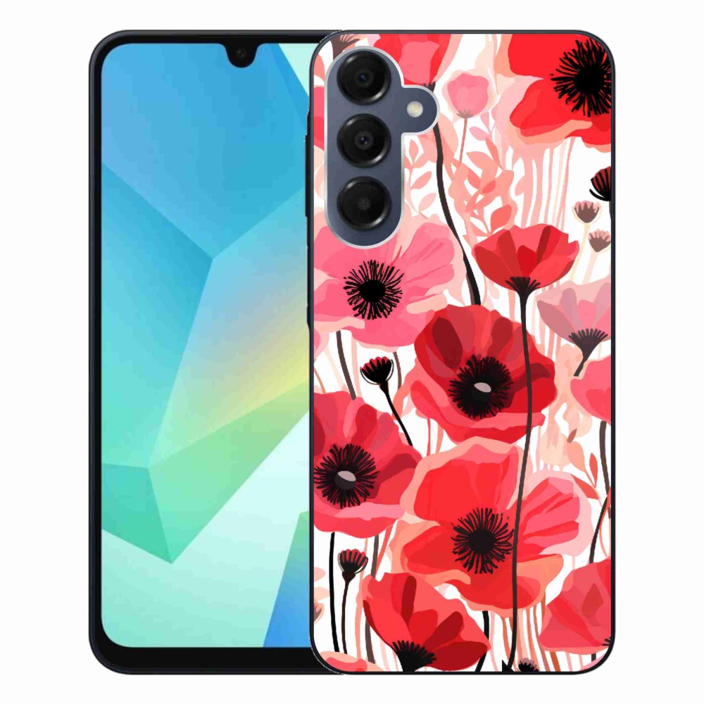 Zselés borítás mmCase Samsung Galaxy A16 4G/5G - mákos 1