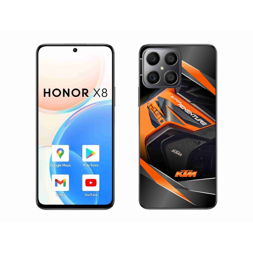 Zselés borítás mmCase a Honor X8 4G-hez - motoros ktm