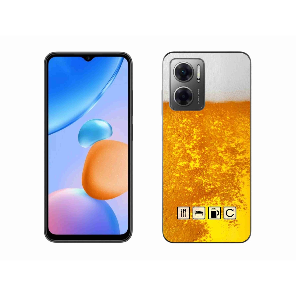 Gél borítás mmCase a Xiaomi Redmi 10 5G számára - sör motívum 3