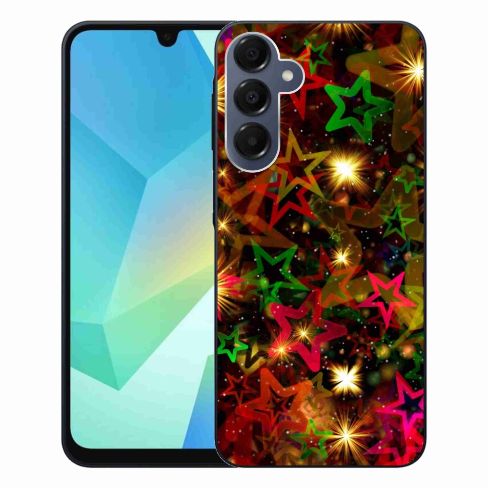 Zselés borítás mmCase Samsung Galaxy A16 4G/5G - színes csillagok