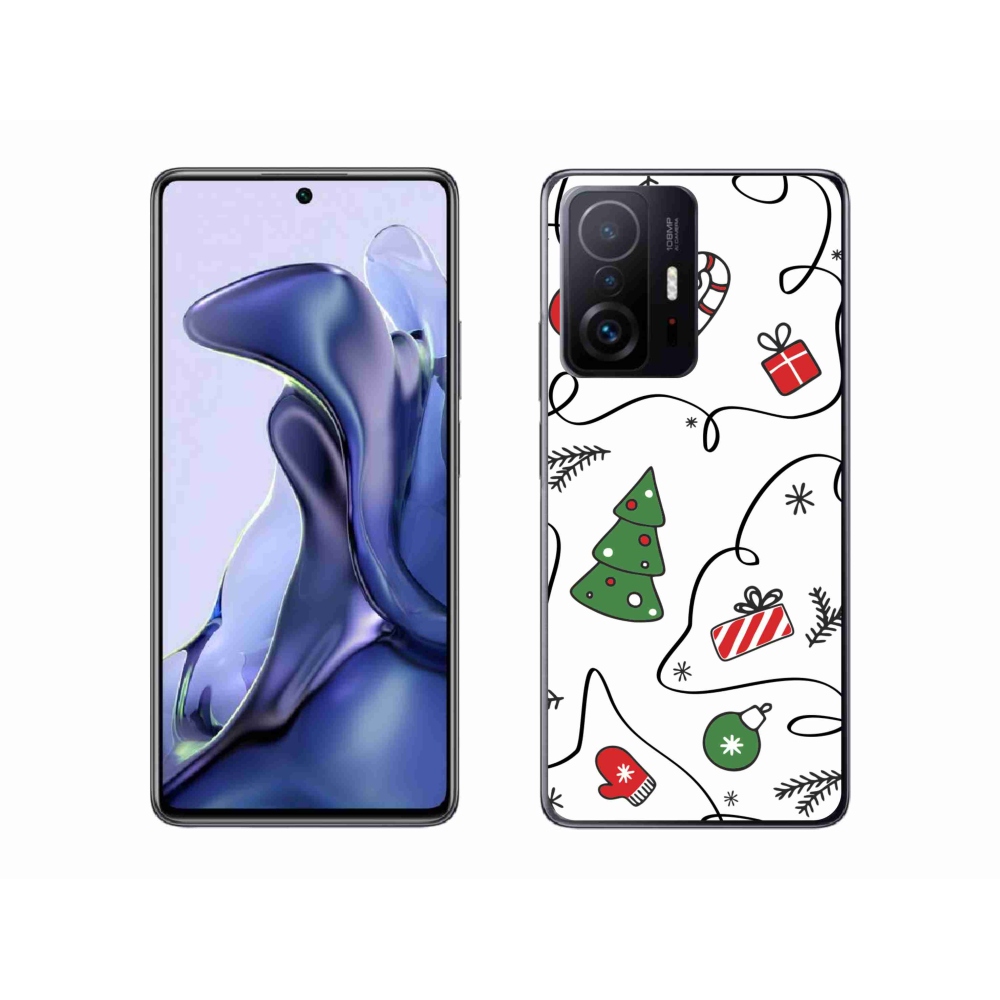 Gél borító mmCase a Xiaomi 11T-hez - karácsonyi motívumok