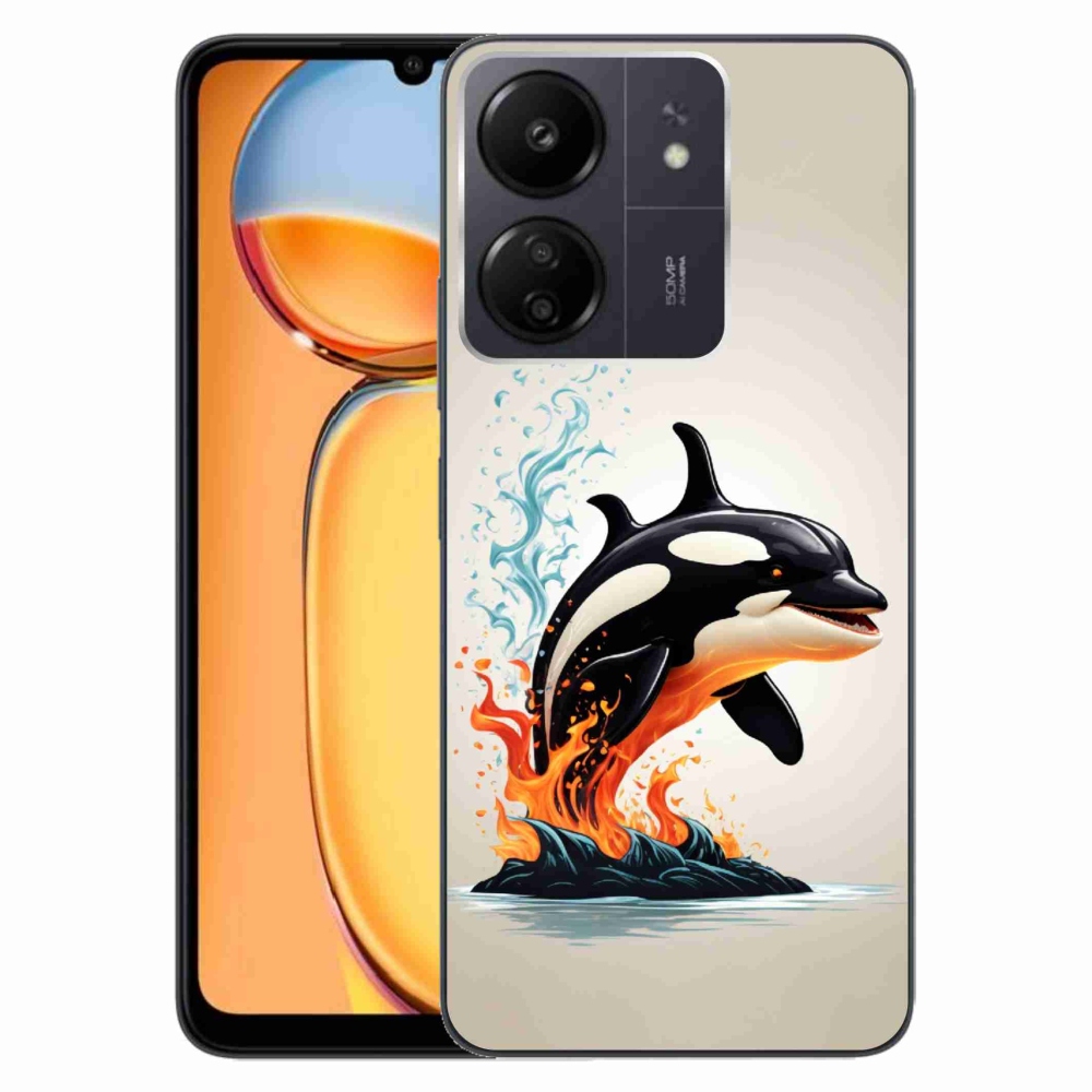 Gél borítás mmCase a Xiaomi Poco C65/Redmi 13C - orca számára