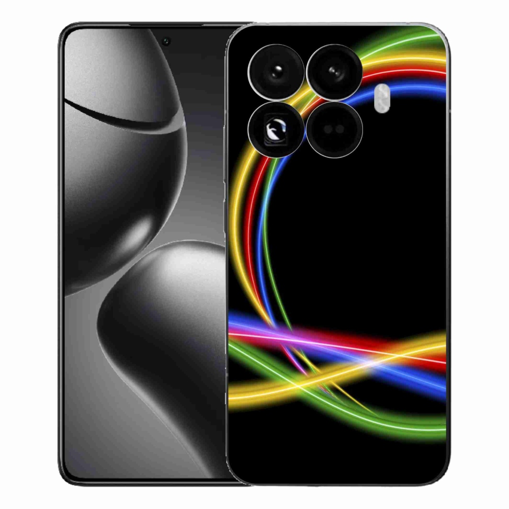Gél borítás mmCase a Xiaomi 15T Pro számára - neon körök