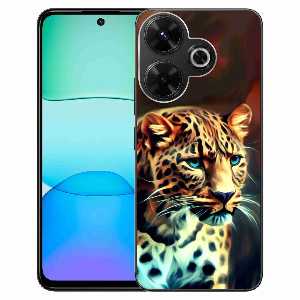 Gél borítás mmCase a Xiaomi Redmi 13 4G/Poco M6 4G - leopárd