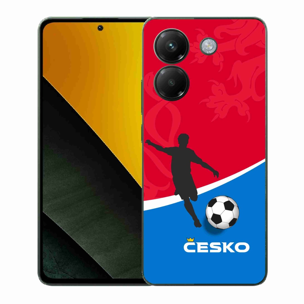 Gél borítás mmCase a Xiaomi Poco M7 Pro 5G-hez - futball Csehország
