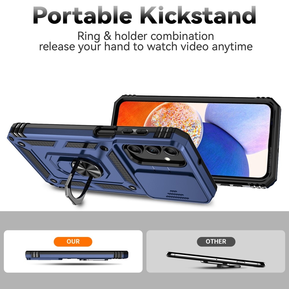 Csúszásálló hibrid borítás Samsung Galaxy A55 5G készülékhez - kék