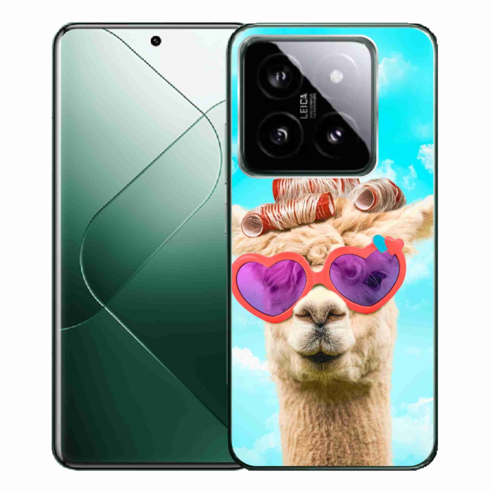 Gél borítás mmCase a Xiaomi 14 Pro számára - szemüveges láma