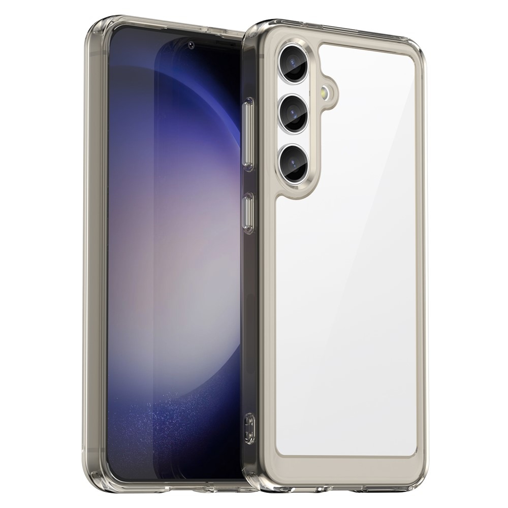 Gél tok fix hátlappal Samsung Galaxy S24+/S25+ készülékhez - szürke