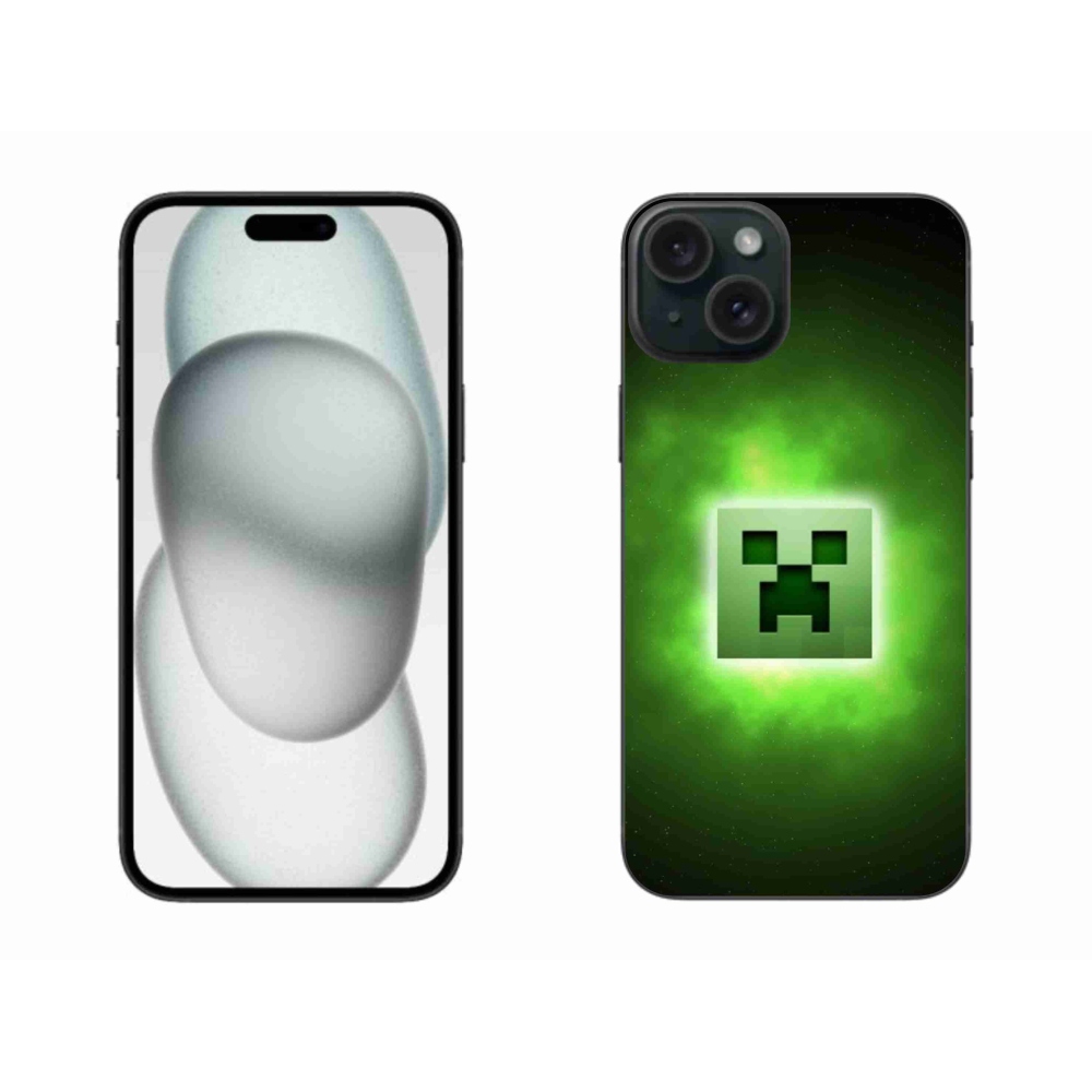 Zselés borítás mmCase iPhone 15 Plus készülékhez - minecraft