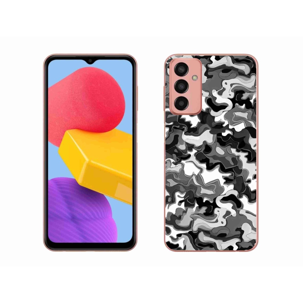 Zselés borítás mmCase Samsung Galaxy M13 készülékhez - terepszínű minta 3